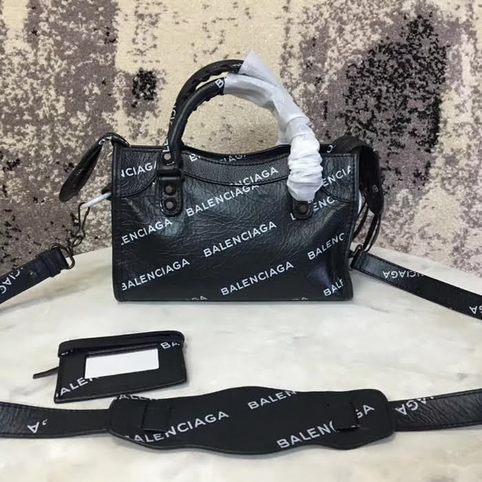 BALENCIAG巴黎世家 彈幕款 Balenciaga Graffiti Classic City 23cm機車包 義大利牛皮  BL1324